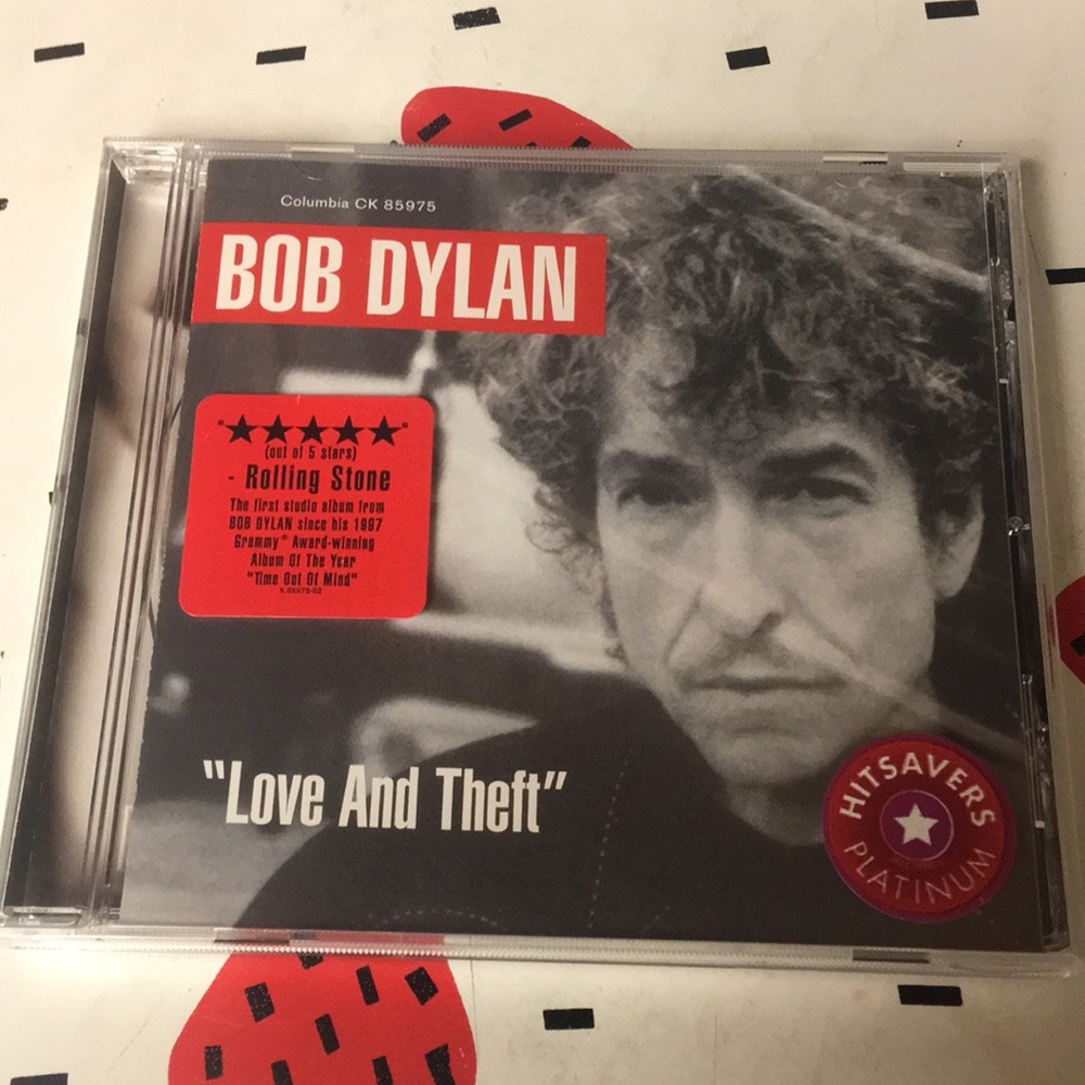 Bob Dylan CD, “Love And Theft”, Like New!